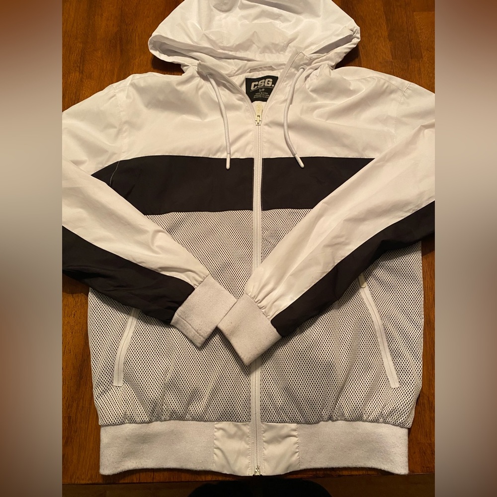 CSG Champs Sports Gear Windbreaker Jacket Sz Small